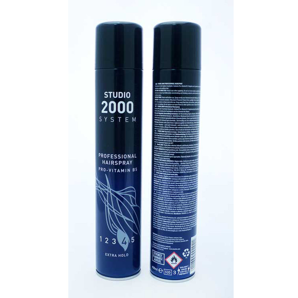 Studio 2000 Professional Hairspray Extra Hold 400ml | High Quality Hair Care Product Online - Product Image Studio 2000 Professional Hairspray Extra Hold 400ml | High Quality Hair Care Product Online - Product Image